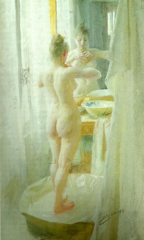 Anders Zorn le tub China oil painting art
